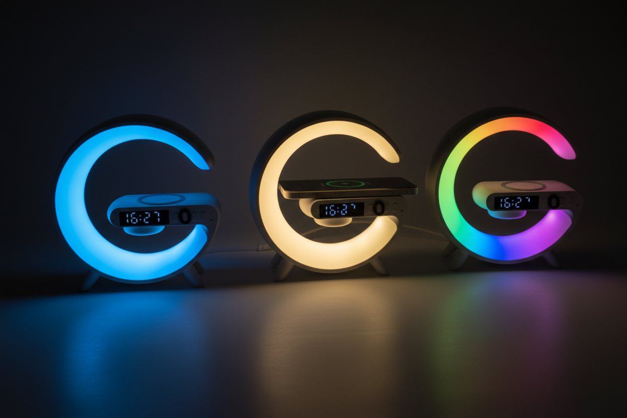 Wireless Glow Speaker Clock