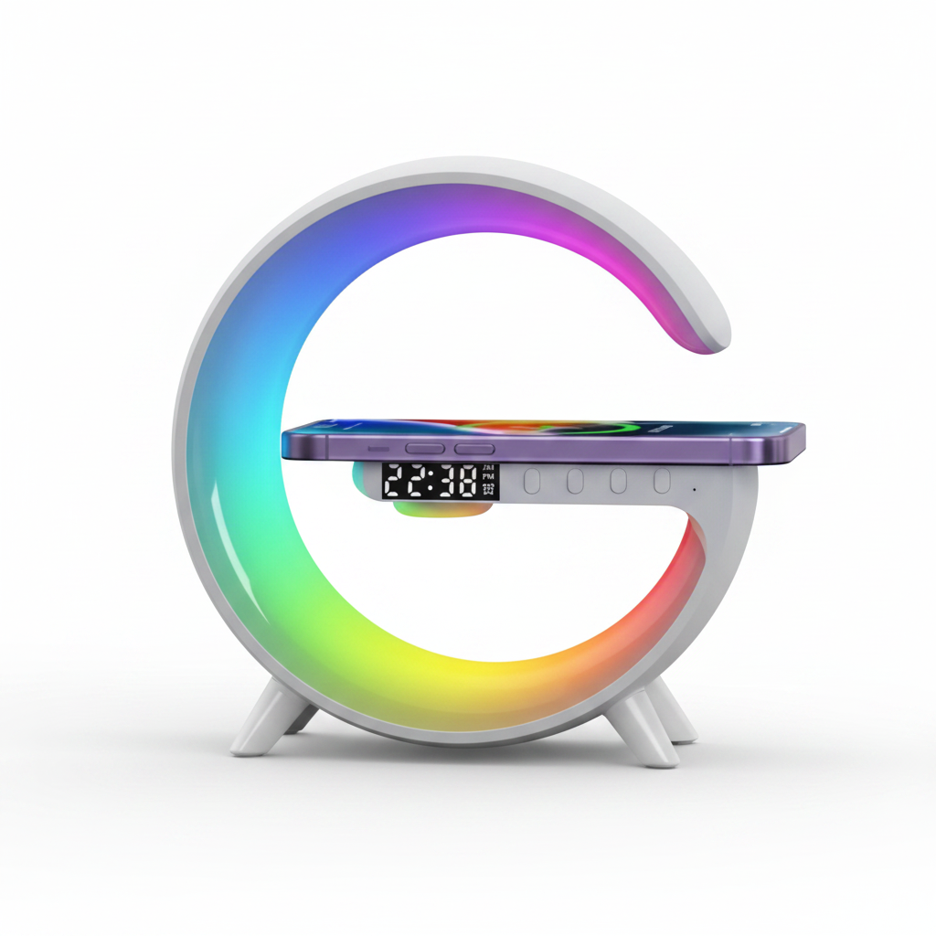 Wireless Glow Speaker Clock