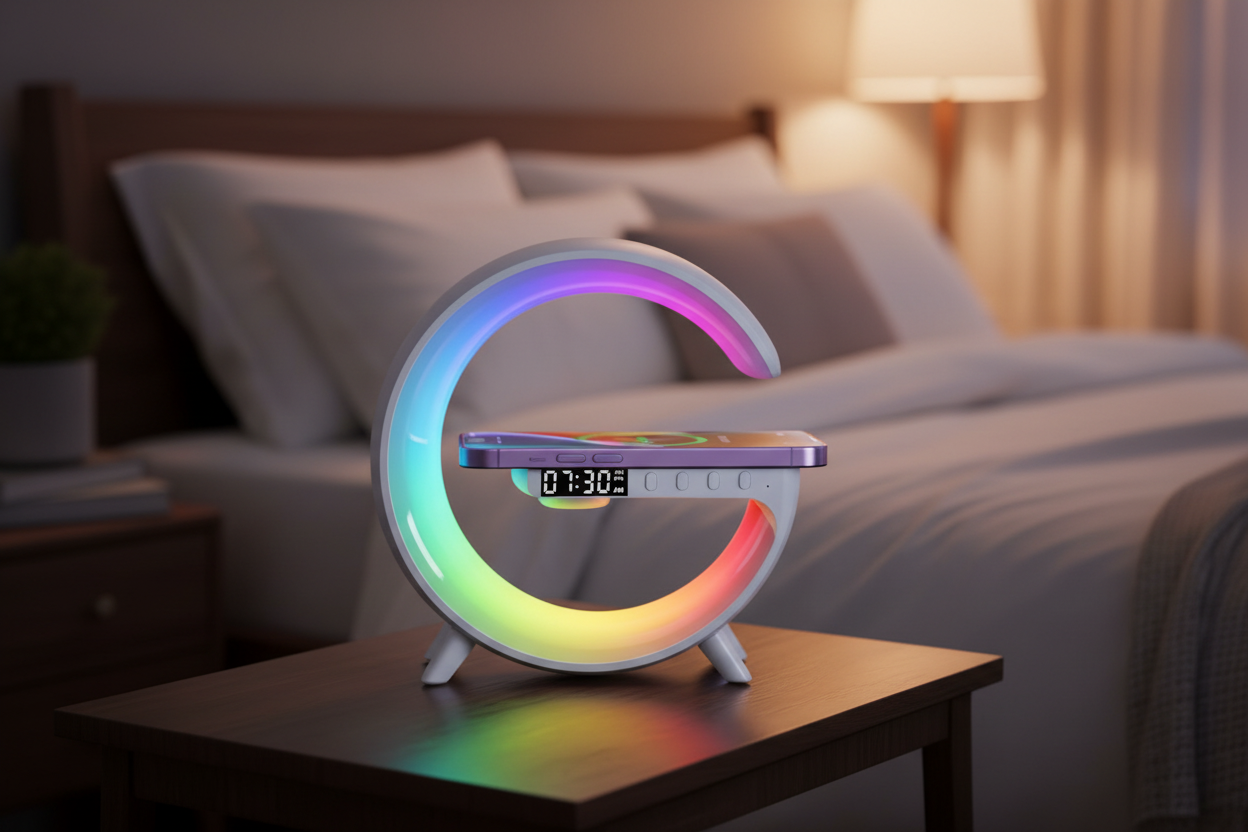 Wireless Glow Speaker Clock