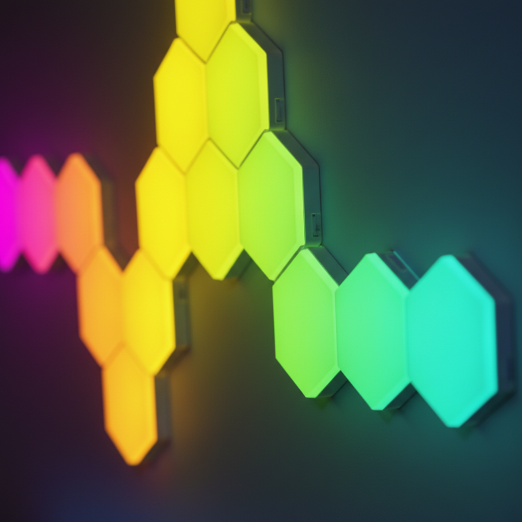 Smart RGB Hexagon Wall Lights