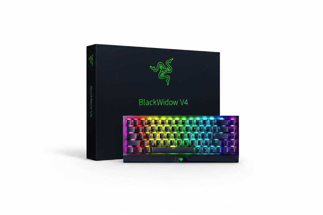 ⌨️ PREMIUM RGB GAMING KEYBOARD Razer BlackWidow V4 Mini