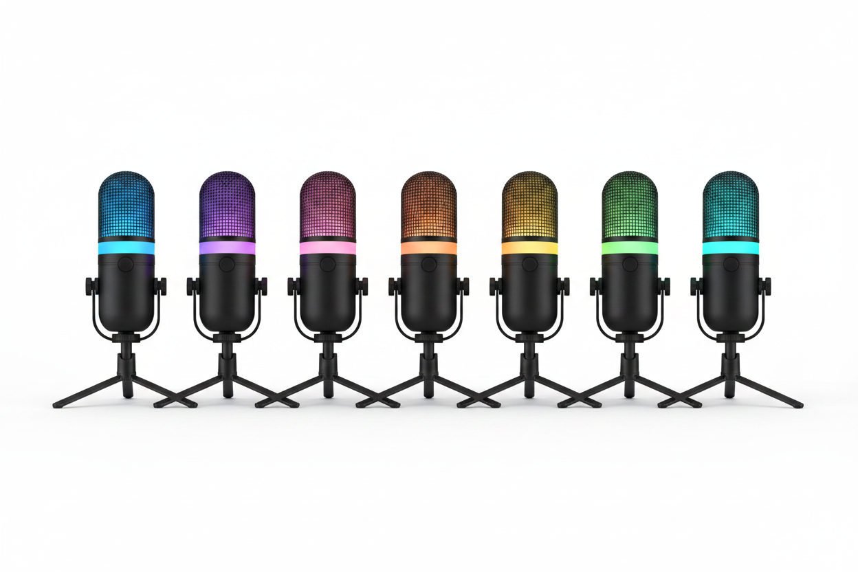 RIKSOIN RGB Gaming Microphone