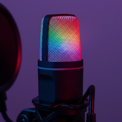 RIKSOIN RGB Gaming Microphone