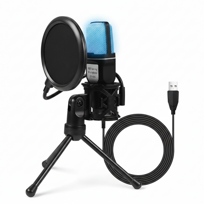 RIKSOIN RGB Gaming Microphone