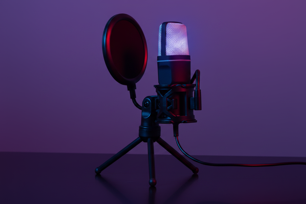 RIKSOIN RGB Gaming Microphone